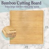 image:imageBambooMN Bamboo Burner Cover Cutting Board  3 Ply  Extra Large  GroovedFlat 30 x 24 x 075  1 Piece1