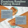image:imageBambooMN Bamboo Burner Cover Cutting Board  3 Ply  Extra Large  GroovedFlat 30 x 24 x 075  1 Piece1