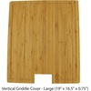 image:imageBambooMN Bamboo Burner CoverCutting Board for Viking Cooktops New Vertical Cut Large Extra Long 23x1178x07519L x 164W