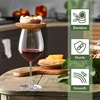 image:imageBambooMN Bamboo Coaster Set  4 x 4 Square  2 Sets of 4Round Topper  Vertical