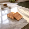 image:imageBambooMN Bamboo Coaster Set  4 x 4 Square  2 Sets of 4Square 2