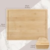 image:imageBambooMN Bamboo Cutting Board  1575 x 1175 x 075  Grooved  1 Unit1