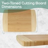 image:imageBambooMN Bamboo Cutting Board  1575 x 1175 x 075  Grooved  1 Unit1