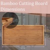 image:imageBambooMN Bamboo Range Burner Cover Cutting Board New Vertical Cut Extra Large 247x12x15247L x 12W