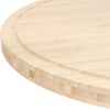image:imageBambooMN Bamboo Round Cutting and Serving Board Charcuterie Board  12 diameter x 075 thickness  1 Piece1