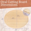 image:imageBambooMN Bamboo Round Cutting and Serving Board Charcuterie Board  12 diameter x 075 thickness  1 Piece30