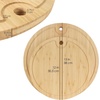 image:imageBambooMN Bamboo Round Cutting and Serving Board Charcuterie Board  12 diameter x 075 thickness  1 Piece30