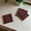 image:imageBambooMN Bamboo Slat Coasters  425 x 425  Black  12 CoastersChocolate  Matchstick