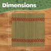 image:imageBambooMN Bamboo Slat Coasters  425 x 425  Black  12 CoastersGreen  Matchstick