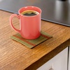 image:imageBambooMN Bamboo Slat Coasters  425 x 425  Black  12 CoastersGreen  Matchstick