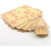 image:imageBambooMN Brand  Bamboo Slats Placemat with Matching Coaster  Floral Print Green Border  12 x 175  Chicken 4 pcsPeach Blossom  With Coaster