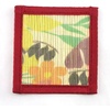 image:imageBambooMN Brand  Bamboo Slats Placemat with Matching Coaster  Floral Print Green Border  12 x 175  Chicken 4 pcsTropical Flower  With Coaster