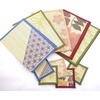 image:imageBambooMN Brand  Bamboo Slats Placemat with Matching Coaster  Floral Print Green Border  12 x 175  Chicken 4 pcsTropical Flower  With Coaster