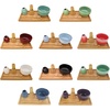 image:imageBambooMN Brand  Matcha Bowl Set Includes Bowl RestTea Whisk Chasaku Tea Spoon amp Tray 1 Set Shimmering BluePurple