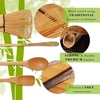image:imageBambooMN Brand  Matcha Bowl Set Includes Bowl RestTea Whisk Chasaku Tea Spoon amp Tray 2 Sets Shimmering Blue