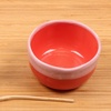 image:imageBambooMN Brand  Matcha Ceramic Set  Matcha Bowl and Whisk Holder  1 Set Deep Red with BlackCoral