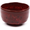 image:imageBambooMN Brand  Matcha Ceramic Set  Matcha Bowl and Whisk Holder  1 Set Deep Red with BlackDeep Red with Black