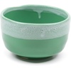 image:imageBambooMN Brand  Matcha Ceramic Set  Matcha Bowl and Whisk Holder  1 Set Deep Red with BlackMint Green