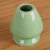 image:imageBambooMN Brand  Matcha Ceramic Set  Matcha Bowl and Whisk Holder  1 Set Deep Red with BlackSoft Light Green
