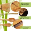 image:imageBambooMN Brand  Matcha Green Tea Whisk Set  Whisk  Scoop  Tea Spoon  Soft Light Green BowlBlack  Set