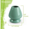 image:imageBambooMN Brand  Matcha Tea Whisk Holder  CoralGreen