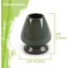 image:imageBambooMN Brand  Matcha Tea Whisk Holder  CoralGreen Floral