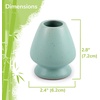 image:imageBambooMN Brand  Matcha Tea Whisk Holder  CoralMatte Green