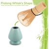 image:imageBambooMN Brand  Matcha Tea Whisk Holder  CoralMatte Green