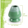 image:imageBambooMN Brand  Matcha Tea Whisk Holder  CoralMint Green
