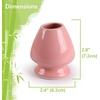 image:imageBambooMN Brand  Matcha Tea Whisk Holder  CoralPink