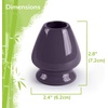 image:imageBambooMN Brand  Matcha Tea Whisk Holder  CoralPurple