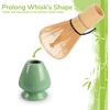 image:imageBambooMN Brand  Matcha Tea Whisk Holder  CoralSoft Light Green