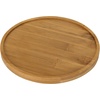 image:imageBambooMN Ceramic Succulent Planter Pots  1 Pot  Round Bowl  with Bamboo Tray  White  649White Pot  Bamboo Tray