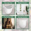 image:imageBambooMN Ceramic Succulent Pots  4 Pots  Bucket Shape  with Rope  White  34 Long1