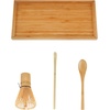 image:imageBambooMN Chasen Tea Whisk  Chashaku Hooked Bamboo Scoop for preparing Matcha  Tea Spoon  Tea Serving Tray