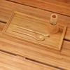 image:imageBambooMN Chasen Tea Whisk  Chashaku Hooked Bamboo Scoop for preparing Matcha  Tea Spoon  Tea Serving Tray