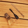 image:imageBambooMN Chashaku Matcha Tea Scoop Spoon Organic Bamboo Ceremonial Tea Utensil  Black  100 PiecesBlack