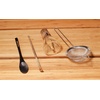 image:imageBambooMN Chashaku Matcha Tea Scoop Spoon Organic Bamboo Ceremonial Tea Utensil  Black  100 PiecesBlack