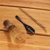 image:imageBambooMN Chashaku Matcha Tea Scoop Spoon Organic Bamboo Ceremonial Tea Utensil  Black  100 PiecesBlack