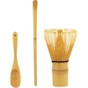 image:imageBambooMN Chashaku Matcha Tea Scoop Spoon Organic Bamboo Ceremonial Tea Utensil  Black  100 PiecesNatural