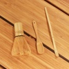 image:imageBambooMN Chashaku Matcha Tea Scoop Spoon Organic Bamboo Ceremonial Tea Utensil  Black  100 PiecesNatural