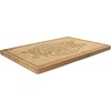 image:imageBambooMN Custom Laser Engraved Bamboo Cutting Board  Couple Initials in Heart  1 Piece  11 x 11 x 075 GroovedBrand Stamp