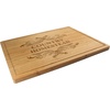 image:imageBambooMN Custom Laser Engraved Bamboo Cutting Board  Couple Initials in Heart  1 Piece  11 x 11 x 075 GroovedCountry Homestead