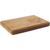 image:imageBambooMN Custom Laser Engraved Bamboo Cutting Board  Couple Initials in Heart  1 Piece  11 x 11 x 075 GroovedCouple Initials in Heart