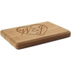 image:imageBambooMN Custom Laser Engraved Bamboo Cutting Board  Couple Initials in Heart  1 Piece  11 x 11 x 075 GroovedCouple Initials in Heart