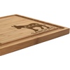 image:imageBambooMN Custom Laser Engraved Bamboo Cutting Board  Couple Initials in Heart  1 Piece  11 x 11 x 075 GroovedDemocrat Name