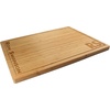 image:imageBambooMN Custom Laser Engraved Bamboo Cutting Board  Couple Initials in Heart  1 Piece  11 x 11 x 075 GroovedEdge Name  Initials