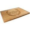 image:imageBambooMN Custom Laser Engraved Bamboo Cutting Board  Couple Initials in Heart  1 Piece  11 x 11 x 075 GroovedFamily Laurel