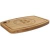 image:imageBambooMN Custom Laser Engraved Bamboo Cutting Board  Couple Initials in Heart  1 Piece  11 x 11 x 075 GroovedFamily Name Circle 2
