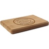 image:imageBambooMN Custom Laser Engraved Bamboo Cutting Board  Couple Initials in Heart  1 Piece  11 x 11 x 075 GroovedFamily Name Circle